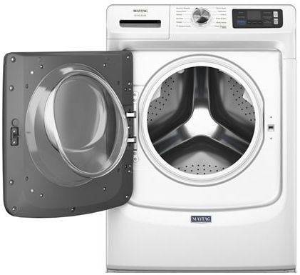 Maytag® 5.8 Cu. Ft. White Front Load Washer -1