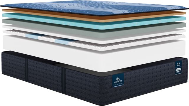 Serta® iComfort® Aspire 14" Memory Foam Medium Tight Top California King Mattress-2