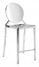 Zuo® Eclipse Stainless Steel Set of 2 Counter Chairs-0