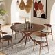 VIG Furniture Modrest Prospect Walnut 59" Round Dining Table-1