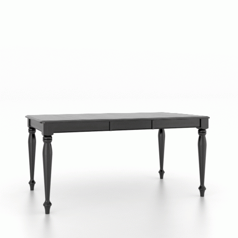 Canadel Customizable Gourmet 64" VA Base Dining Table with One Leaf -3
