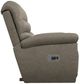 La-Z-Boy® Joshua Mushroom Power Rocking Recliner with Headrest and Lumbar-3