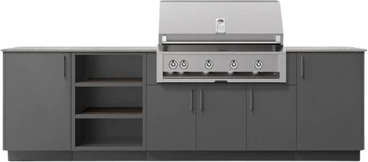 Urban Bonfire® Dawn 42 117" Anthracite Outdoor Kitchen-0