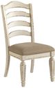 Signature Design by Ashley® Realyn 7-Piece Chipped White Dining Table Set-2
