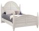 American Woodcrafters 3910 Rodanthe Dove White King Panel Bed-0