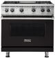Viking® 5 Series 36" Onyx Pro Style Natural Gas Range-0
