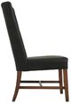 International Furniture Direct Riverwood Black/Brown Dining Side Chair-4