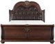 Homelegance® Cavalier Brown/Dark Cherry Eastern King Sleigh Bed-2