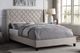 Mazin Furniture Briar Beige King Upholstered Platform Bed-3