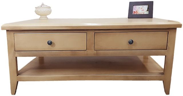 American Heartland Manufacturing Poplar Coffee Table-1