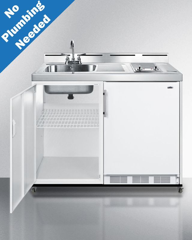 Summit® 48" White All-In-One Kitchenette-2
