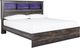 Signature Design by Ashley® Drystan 5-Piece Multi King Panel Bookcase Storage Bed Set-1