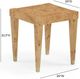 TOV Furniture Brandyss Honey Burl End Table-2