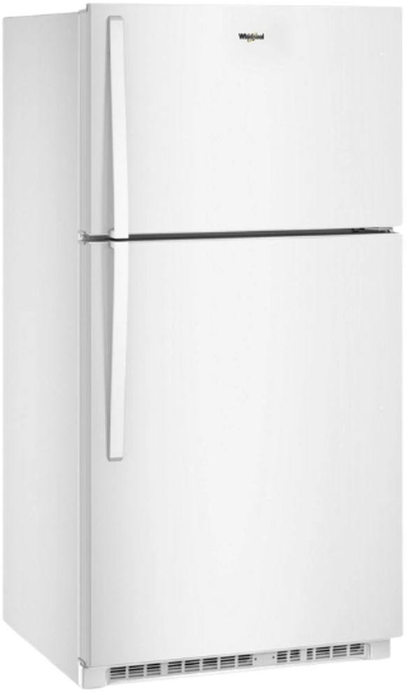 Whirlpool® 33" 21.3 Cu. Ft. White Top Freezer Refrigerator with Total Coverage Cooling and Flexi-Slide™ Deli Drawer-2