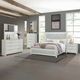 ACME Furniture Jehoram Beige Eastern King Upholstered Panel Bed-5