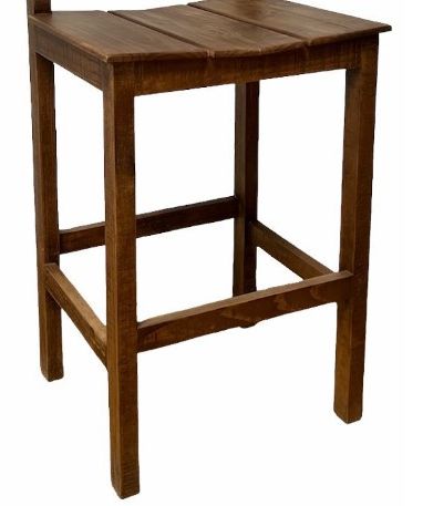 Million Dollar Rustic Brown 30'' Bar Stool-1