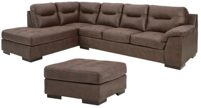 Signature Design by Ashley® Maderla 2-Piece Walnut Living Room Seating Set-0