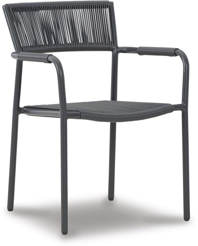 Signature Design by Ashley® Crystal Breeze 3-Piece Gray Table and Chair Set-4