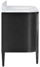 Currey & Company Briallen 48" Black Vanity with Oval Undermount Sink-3