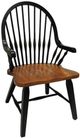 TEI St. Michael Black/Woontone Windsor Arm Chair-0
