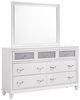 Coaster® Barzini White Dresser with Mirror-0