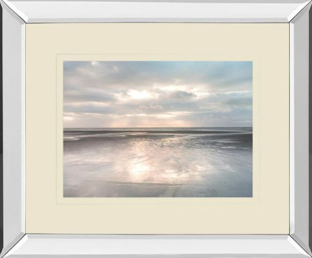 Classy Art Silver Sands by Assaf Frank Mirror Framed Wall Art-0