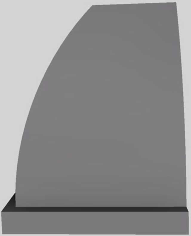 Vent-A-Hood® Designer Series 54" Gunsmoke Wall Mounted Range Hood-4