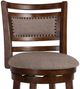 New Classic® Home Furnishings Aberdeen Brown Swivel Counter Stool-4