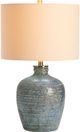 Crestview Collection Blaze Earthenware Blue Table Lamp-0