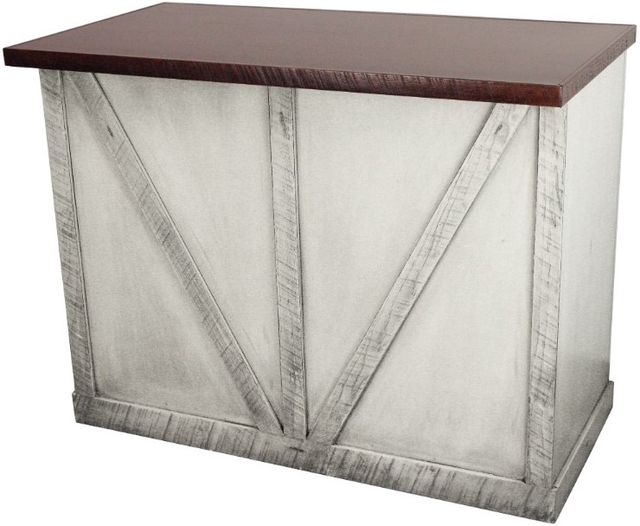 American Heartland Manufacturing Rustic Two-Tone Promo Kitchen Island-3