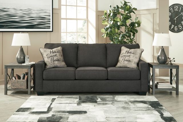 Signature Design by Ashley® Lucina Charcoal Sofa-4