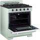Unique® Appliances Classic Retro 30" Summer Mint Green Freestanding Gas Range-3