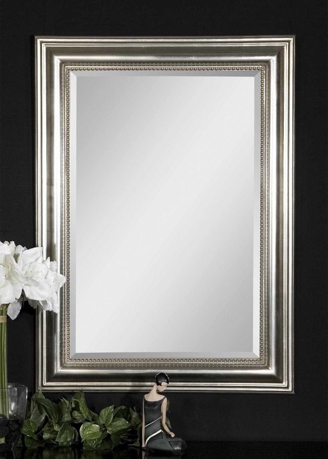 Uttermost® Stuart Silver Leaf Mirror-3