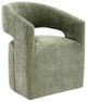 Furniture of America® Tresa Green Arm Chair with Casters-0
