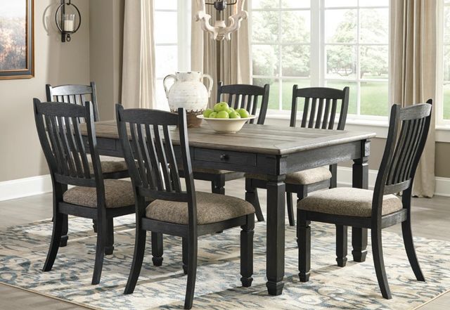 Signature Design by Ashley® Tyler Creek Gray Dining Table with Black Base-4