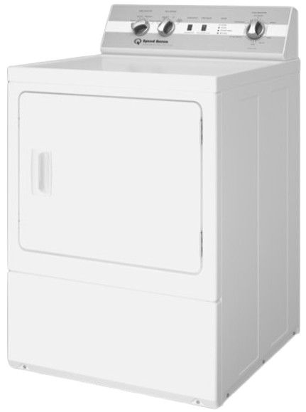 Speed Queen® DC5 7 Cu. Ft. White Electric Dryer-3