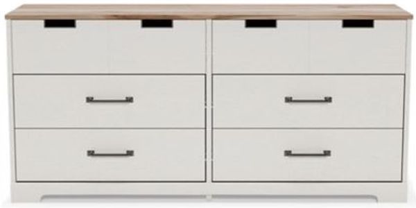 Signature Design by Ashley® Vaibryn 2-Piece White Full Panel Headboard Set-2