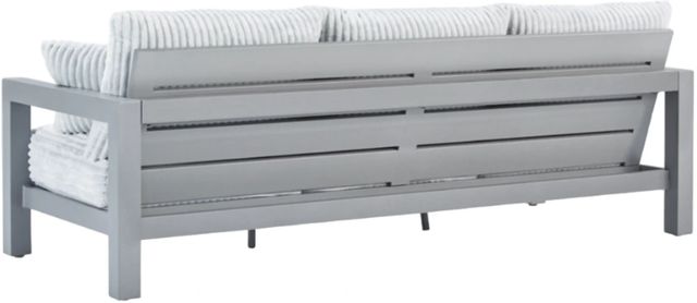Signature Design by Ashley® Hurley Park Gray Aluminum/Fabric Outdoor Sofa-2