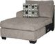 Signature Design by Ashley® Ballinasloe 3-Piece Platinum Left-Arm Facing Sectional and Chaise-2