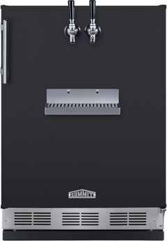 Summit® 5.3 Cu. Ft. Black Built In Cold Brew Coffee Kegerator