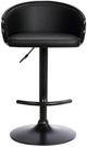 Armen Living Montego Black Adjustable Height Stool-2