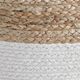 Signature Design by Ashley® Sweed Valley Natural/White Round Pouf-3