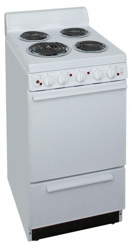 Premier 20" White Freestanding Electric Range-1