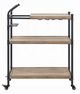 ACME Furniture Brantley Oak/Sandy Black Serving Cart-1