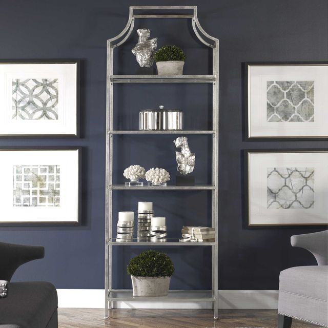 Uttermost® Aurelie Silver Leaf Etagere-2