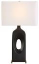 Uttermost® Void Matte Black Table Lamp-3
