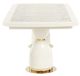Michael Amini® Lisbon Silken Matte Cream Dining Table-3