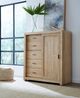 aspenhome® Modern Loft Modern Khaki Sliding Door Chest-2