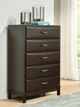 Benchcraft® Vanmore Dark Brown 5-Drawer Chest-4