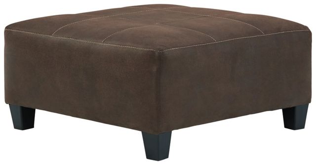 Signature Design by Ashley® Navi Chestnut Oversized Accent Ottoman-0